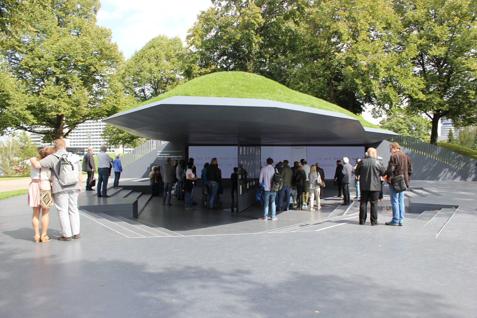 Memorial to the victims of the Munich Olympic attack