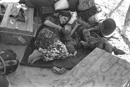 Jewish refugees from Iraq arriving in Israel in 1951